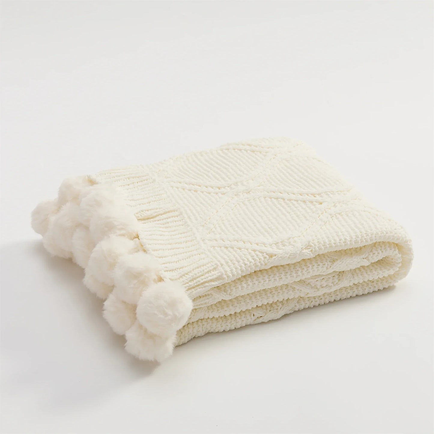 Garduru - Weiche Chenille-Strickdecke für Bett und Sofa