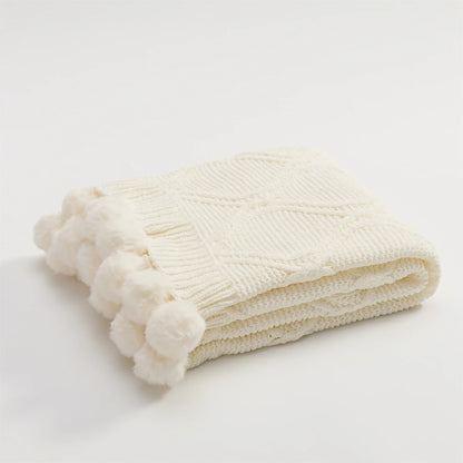 Garduru - Weiche Chenille-Strickdecke für Bett und Sofa