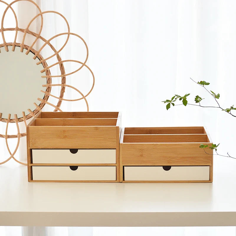 Bamboo Kosmetik- und Schmuck-Organizer