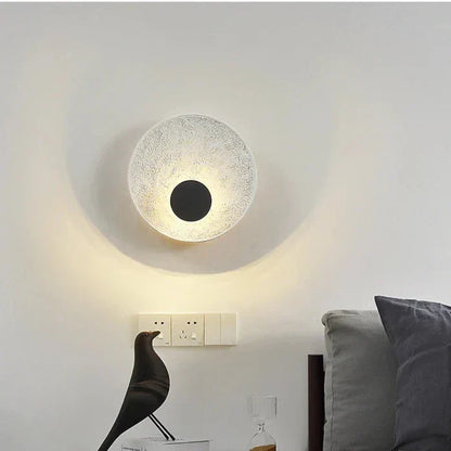 Wandlampe LED Mond - Modernes Design mit effizienter Beleuchtung für Wohnzimmer und Schlafzimmer