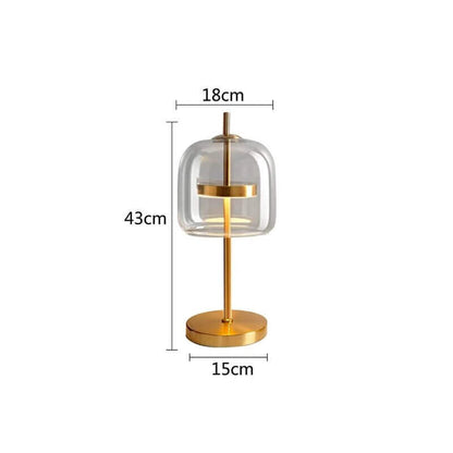 Tschechische Design Schreibtischlampen mit Glasschirm