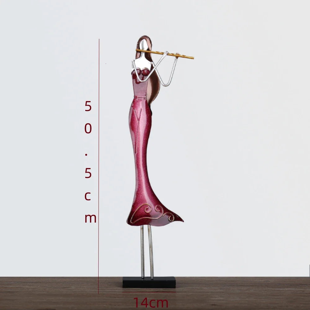 Abstracte Musikinstrument Skulpturen