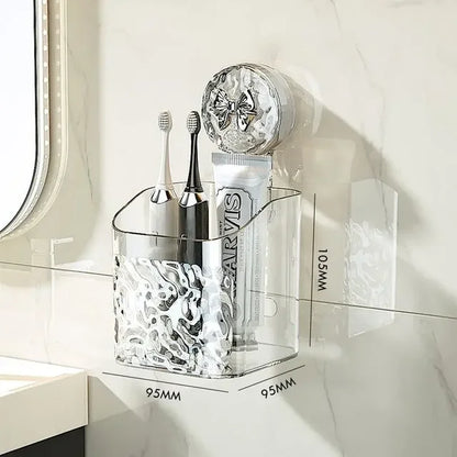 Royallure No-Drill Badezimmer Organizer Regal - Müheloser Platzsparer für Shampoo, Kosmetik & mehr