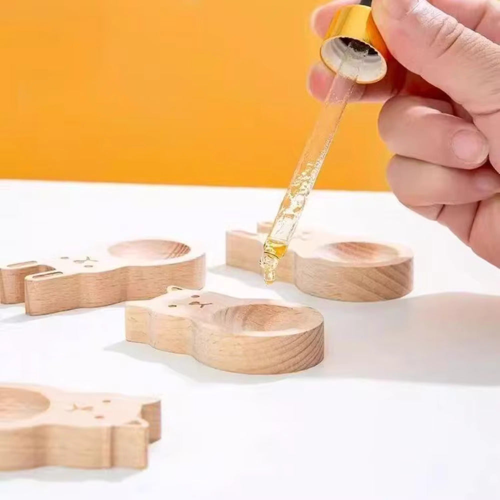 Aromatherapie Holz Diffuser Set