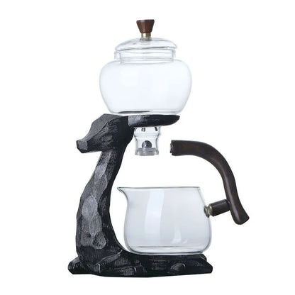 Automatische magnetische Saugglas Kung Fu Teeset 350ml