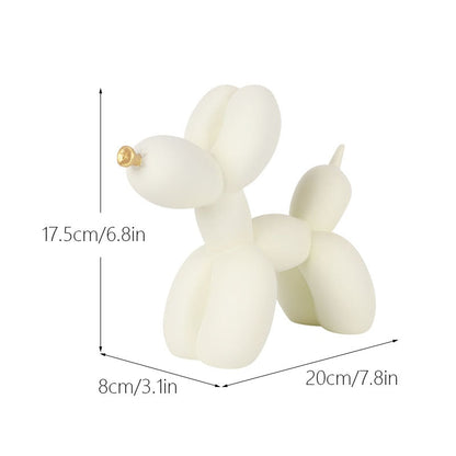 Nordische Ballonhundefiguren Innenstatue