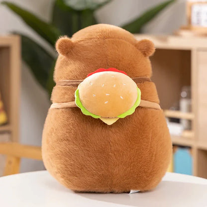 Fluffy Capybara Burger Bag Plüschtiere | NEU