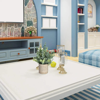 VerdeVibe – Modernes Set aus 2 künstlichen Pflanzen in stilvollen Töpfen mit Steineffekt für eine zeitlose Atmosphäre