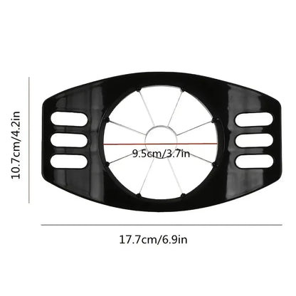 Apfel Schneider Divider - Wiederverwendbarer Edelstahl Obstschneider & Gemüseschneider