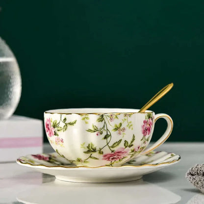 Elegante Bone China Porzellan Kaffeetasse - Luxuriöses und einzigartiges Design