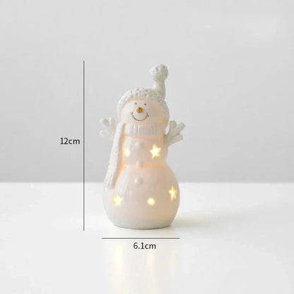 LED-Beleuchteter Schneemann für Eine Festliche Weihnachtsdeko