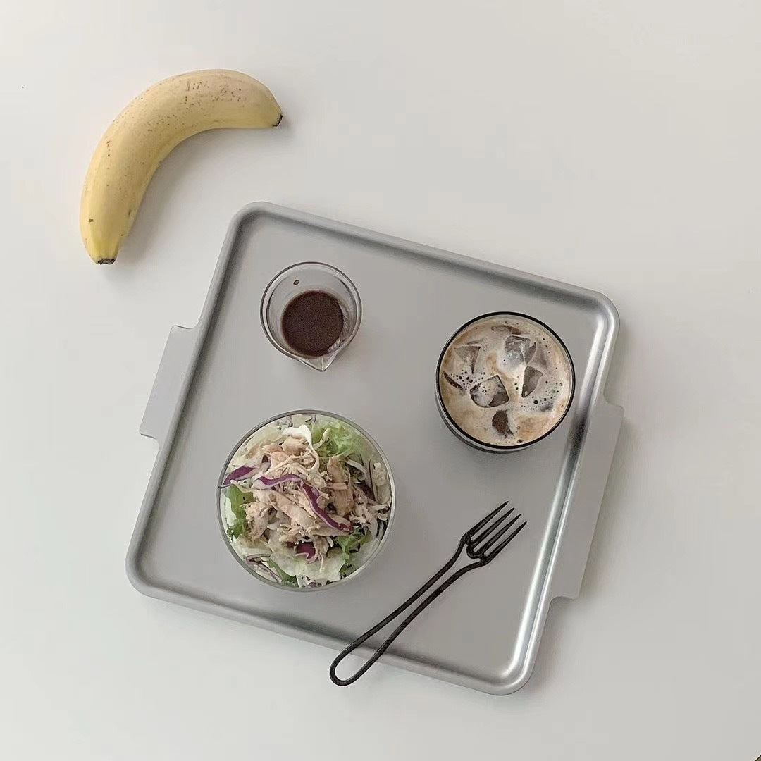 Outline Edelstahl Besteck Set – Modernes Design mit Hohlgriffen – 3-teilig für Dinner & Dessert