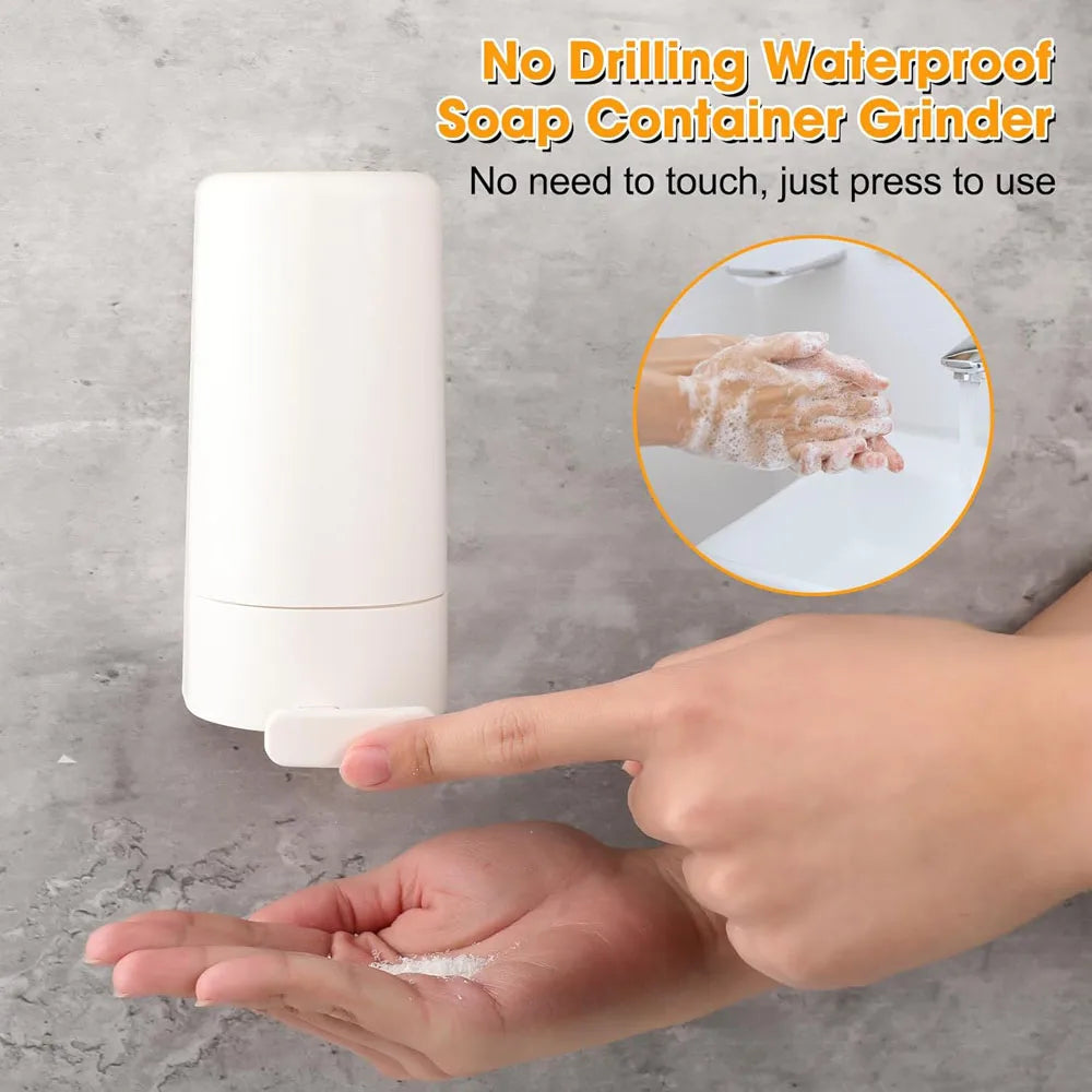 Wandmontierter Seifenspender mit Grinder