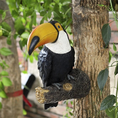 Tukan Vogel Figur: Hängender Gartenschmuck