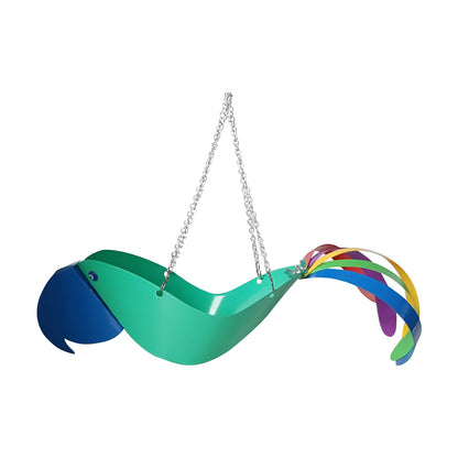 Bunte Hängende Pflanzschale im Huhn-Design – Dekorativer Blumen-Hänger für den Garten