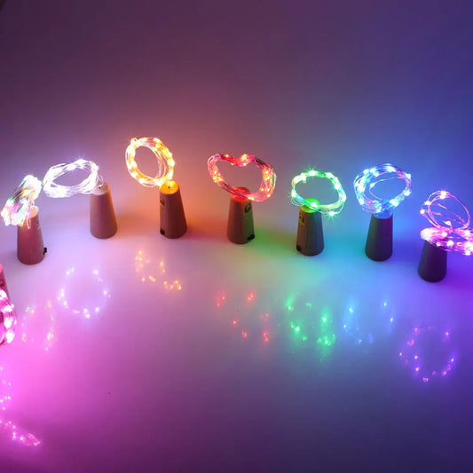 LED Lichterkette für Flaschen – Deko-Lichter mit Draht für kreative Beleuchtung und DIY-Projekte