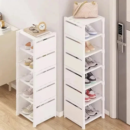 Garduru RACK – Stapelbares Schuhregal für Ecken – Platzsparende Organisation mit Stil