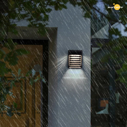 Solar LED Gartenwandlampe – Solarbetriebene Außenbeleuchtung für Terrasse und Garten