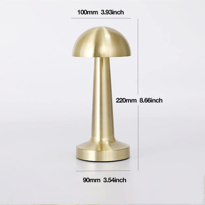 Bar Stil Retro Tischlampe - Touch Sensor Wiederaufladbare LED Lampe für Schlafzimmer