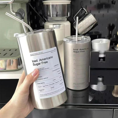 Isolierte Kaffeetasse mit doppelter Wand aus Edelstahl - ThermiCup™