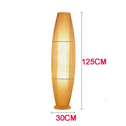 Garduru Bambus Stehlampe | Natürliches Design | Energieeffizientes LED Licht | Nachhaltige Dekoration