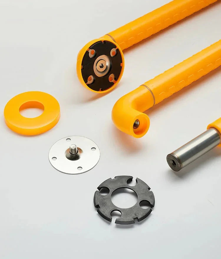 Stützrohr – Edelstahl-Außenschicht – Für Senioren & Schwangere – Gelb – 50 cm