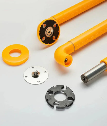 Stützrohr – Edelstahl-Außenschicht – Für Senioren & Schwangere – Gelb – 60 cm