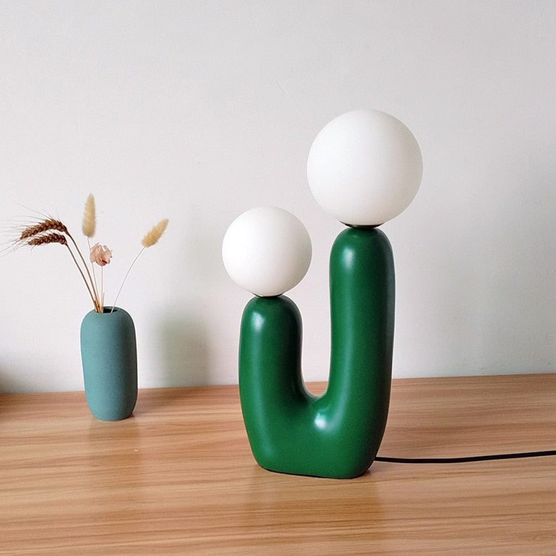 Nordique Glow - Moderne Glastischlampe
