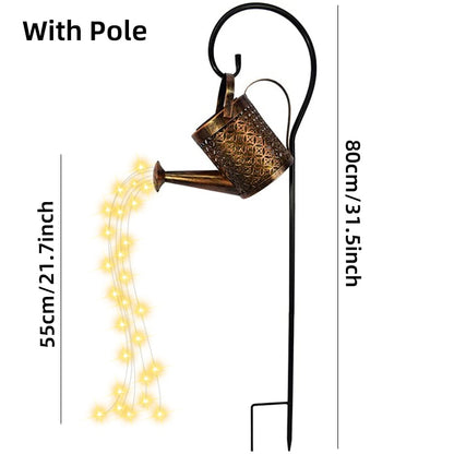 Solar-Gießkanne-Licht