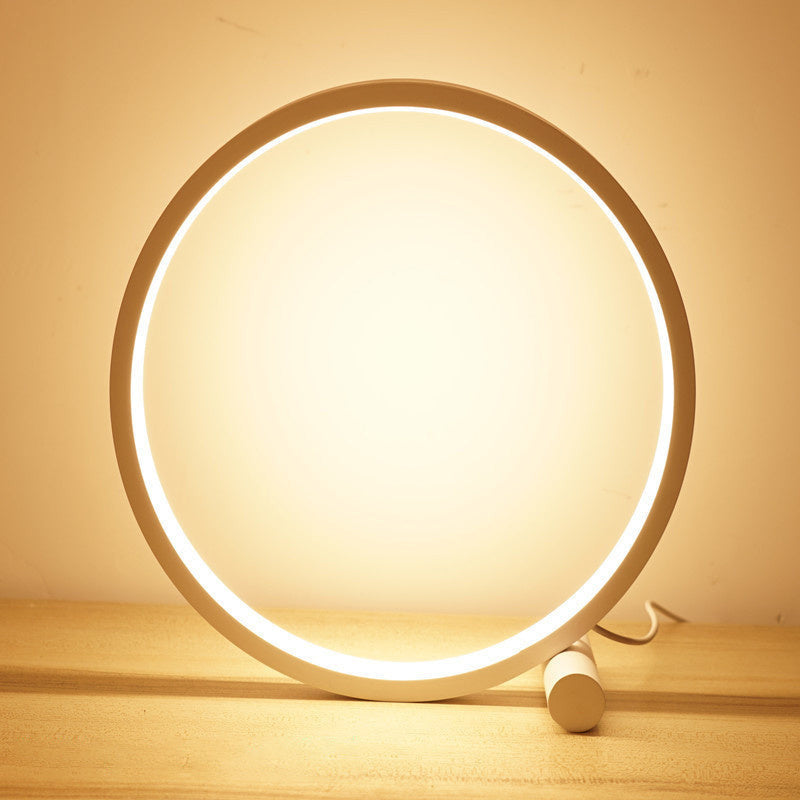 Royaleva Circle of Life Tischlampe - Minimalistisches Design, Touch-Steuerung, Dimmbar