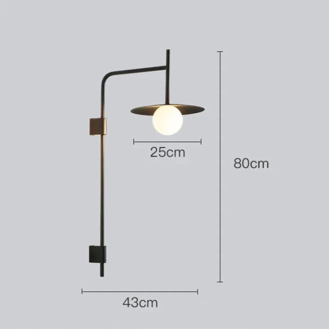 Garduru - Moderne Nachttisch-Wandlampe