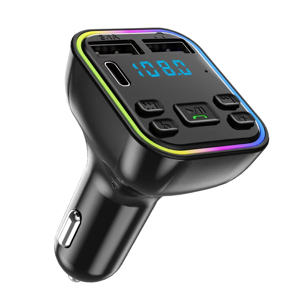 Bluetooth Auto FM-Transmitter mit Schnellladegerät