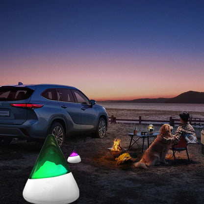 Drahtlose LED Iceberg-Lampe - Zeitgenössisches Design für eine beruhigende Umgebungsbeleuchtung