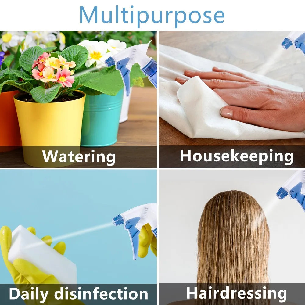 Verstellbare Sprühflasche mit ergonomischem Griff für einfache Handhabung und vielseitigen Einsatz