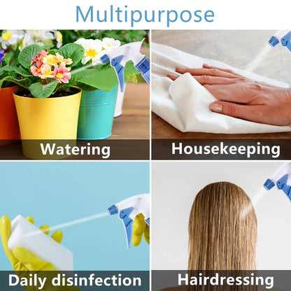 Verstellbare Sprühflasche mit ergonomischem Griff für einfache Handhabung und vielseitigen Einsatz