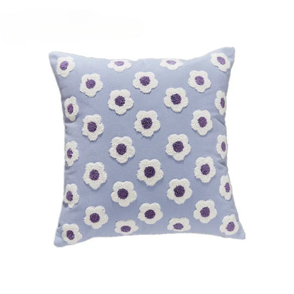 Soléa – Jacquard-Kissenbezug mit raffiniertem Sonnenblumenmuster