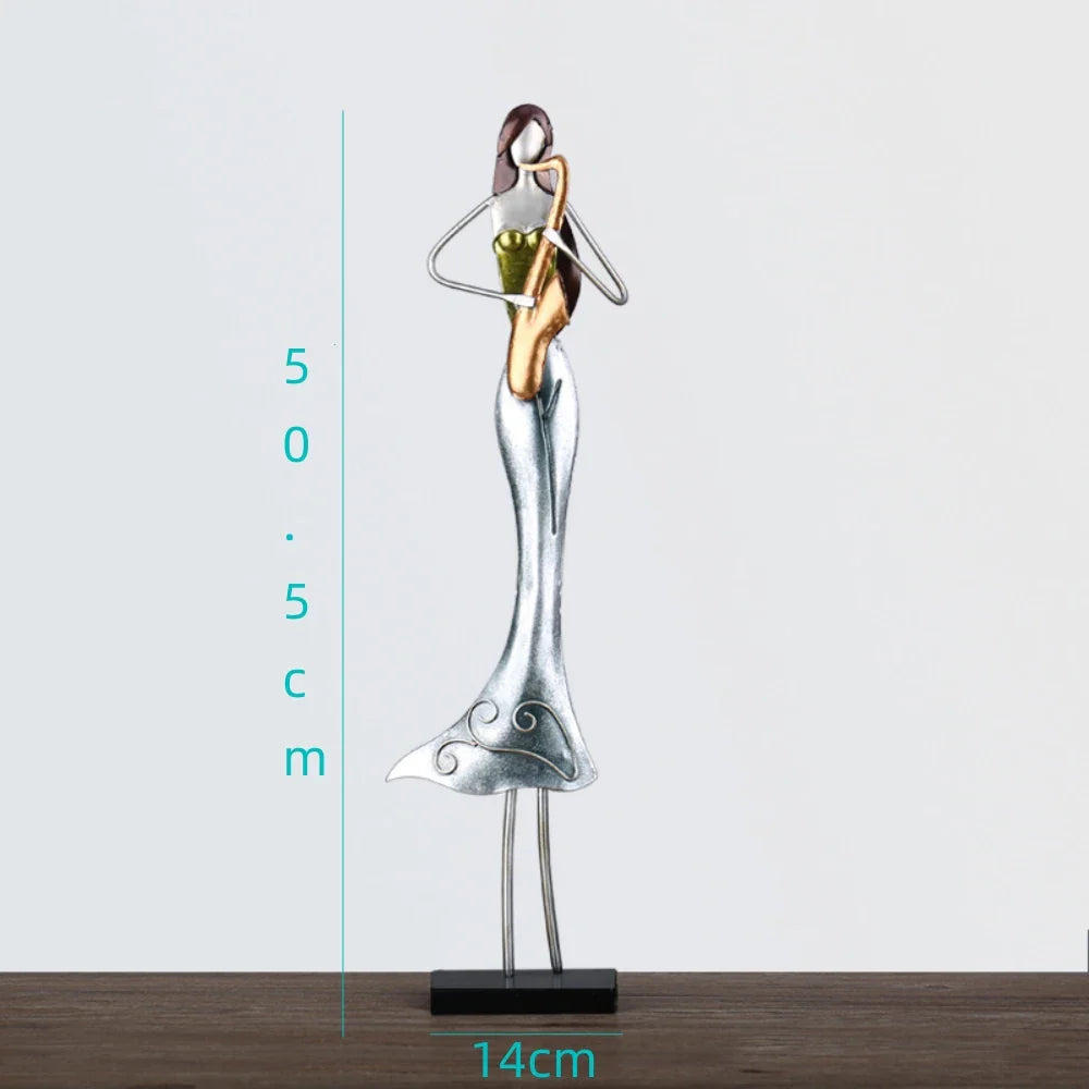 Abstracte Musikinstrument Skulpturen