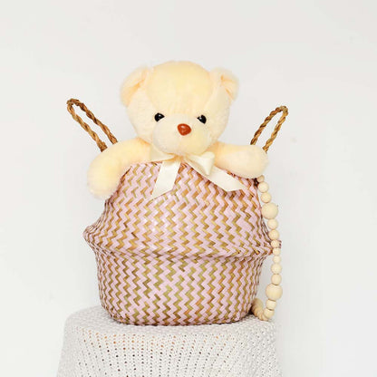 Spring Weave Korb Pflanztopf – Handgefertigt aus Bambus – Mit Faltbarem Design