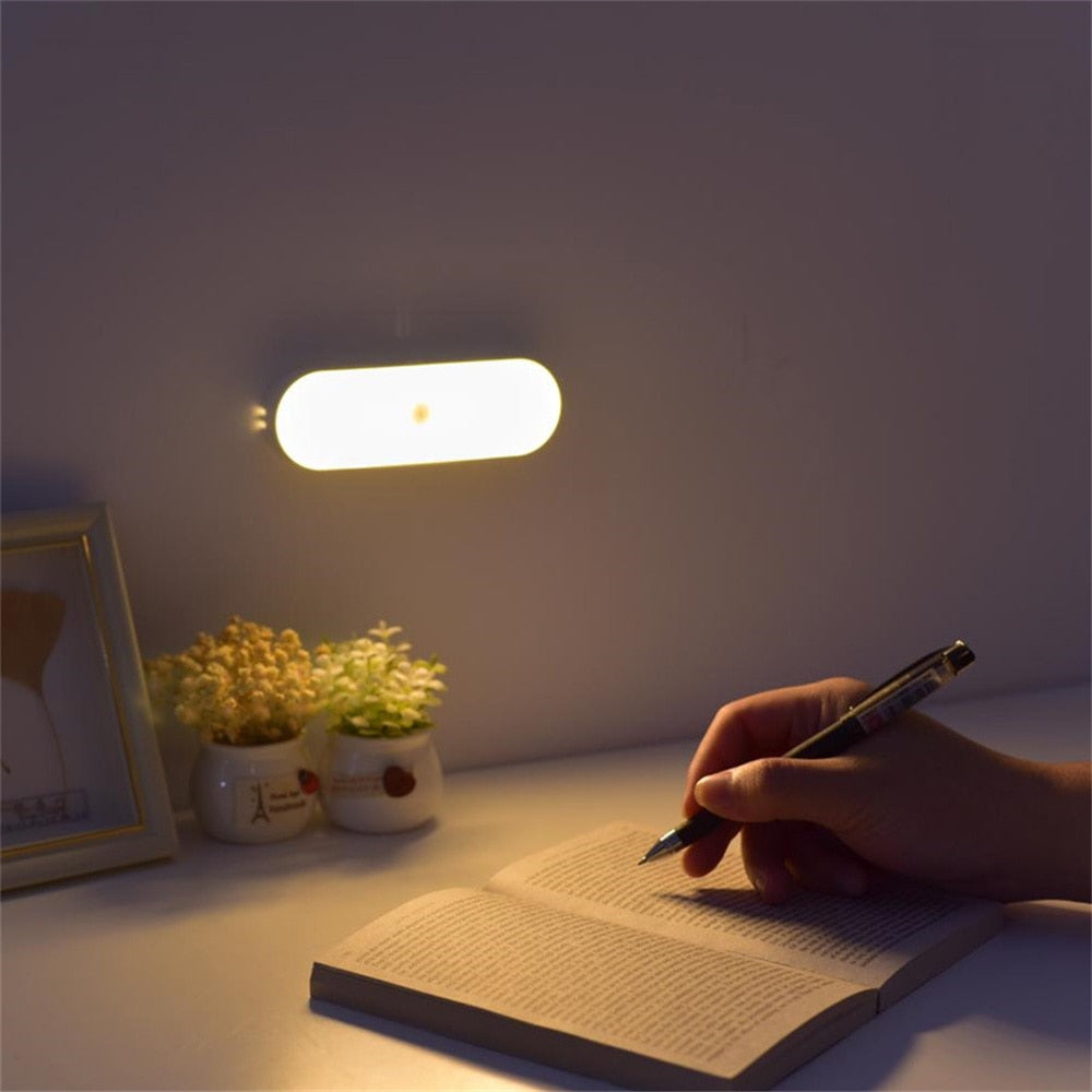 Garduru LED Wandlampe mit Bewegungsmelder | USB Wiederaufladbar | Kabellos | Energiesparend | Modernes Design