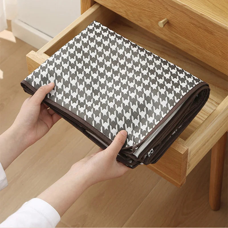 Multifunktionale Aufbewahrungsbox mit Deckel für unter das Bett – Platzsparend und langlebig, ideal für Kleidung und Bettdecken