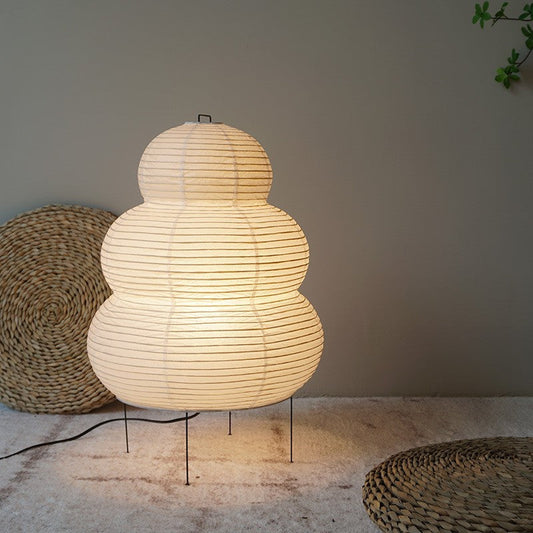 Japanisches Design Reispapier Stehlampe