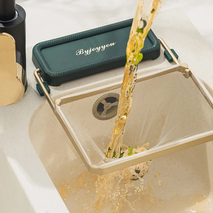 Royelux faltbarer Waschbecken-Abflusssieb-Rack - Anti-Verstopfung Küche Filter mit Einweg-Mesh-Tüten
