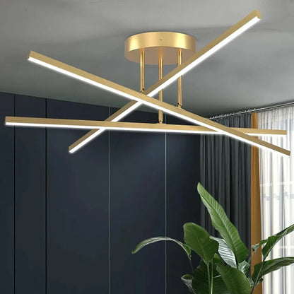 Moderner LED-Decken-Chandelier - Nordischer Stil für Wohnzimmer, Esszimmer und Schlafzimmer