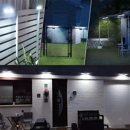 Royelux Solar Warnwandleuchte - Wandmontierte dekorative Außen-LED-Lampe
