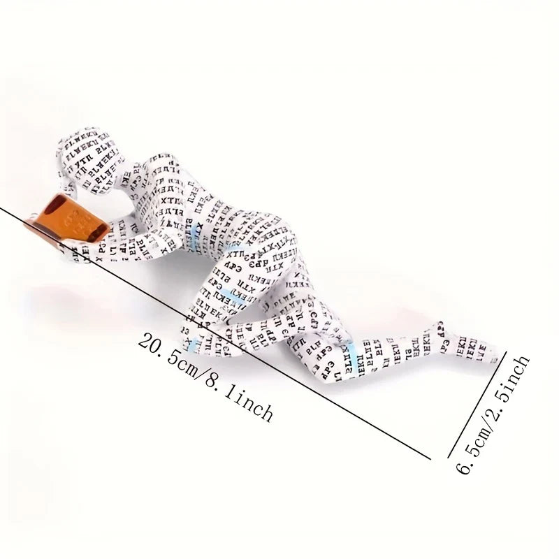 Abstrakte Lese-Figuren