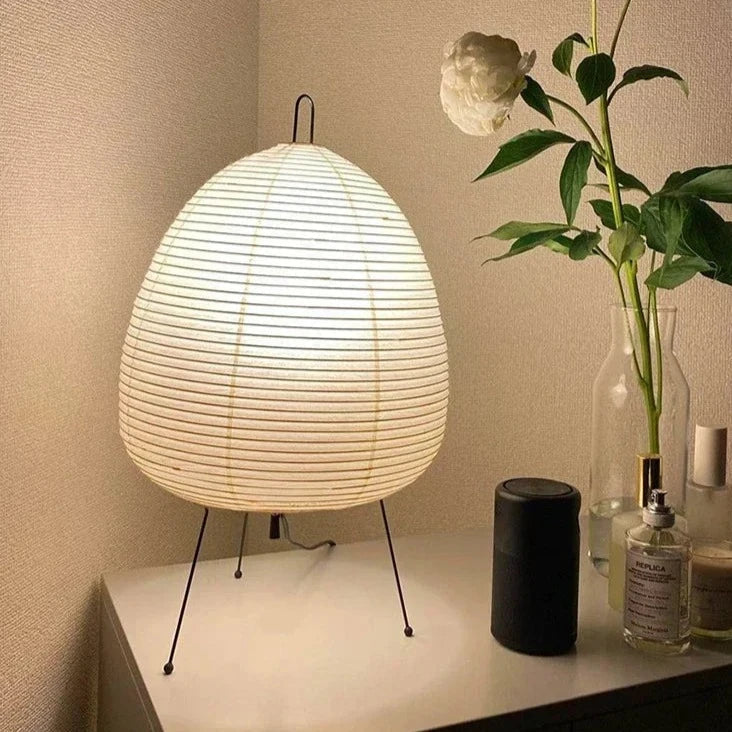 ZenAura™ Japanische Reispapier-Lampe | Tisch- und Stehlampe | Elegantes Design für Zuhause