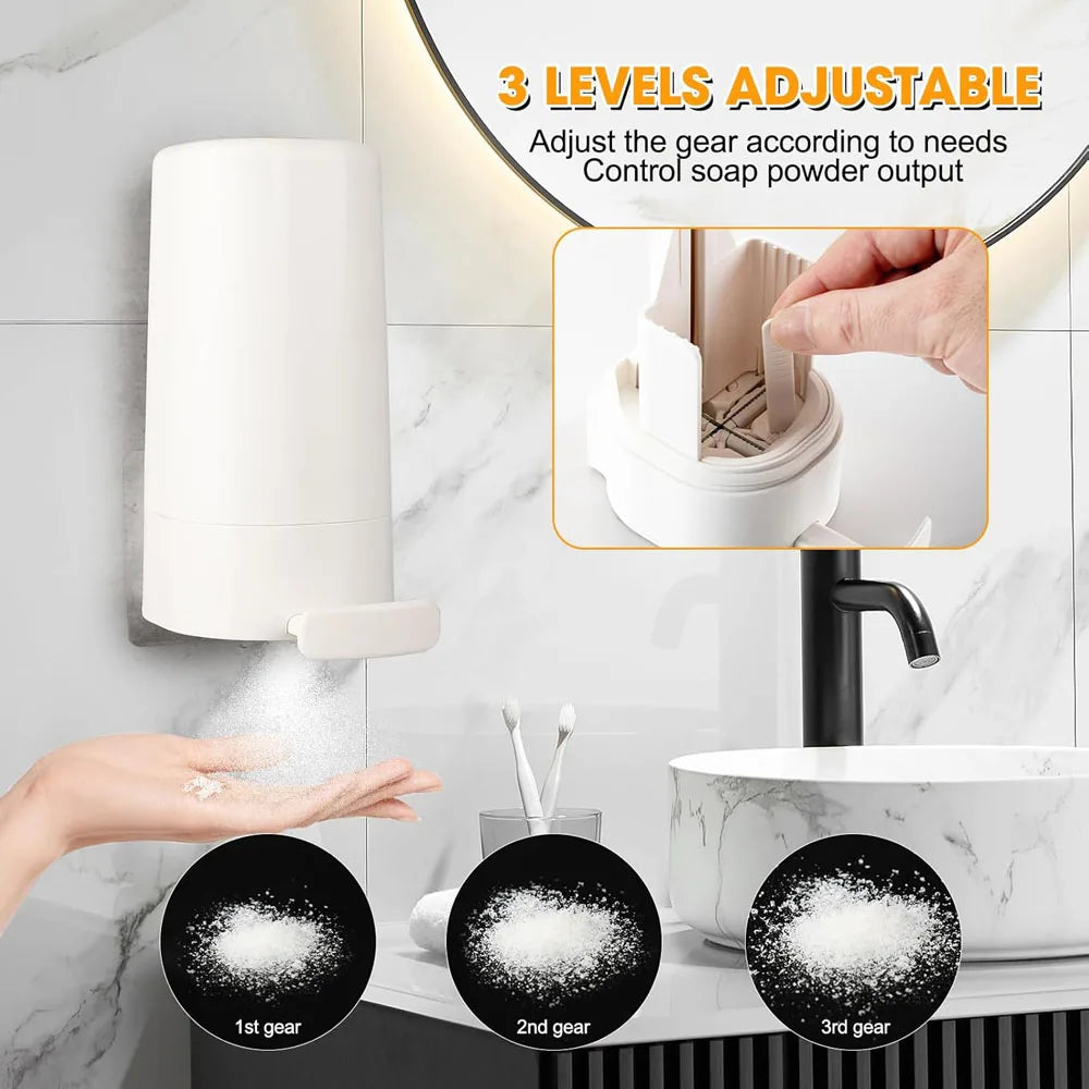 Wandmontierter Seifenspender mit Grinder