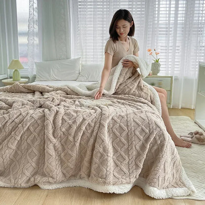 Garduru - Wohndecke aus Wolle für Sofa und Bett – Außergewöhnliche Weichheit und Komfort