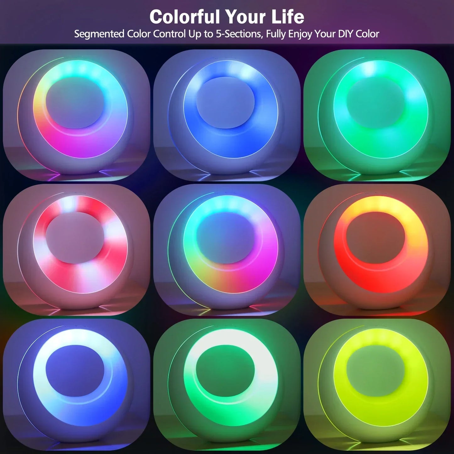 Touch-Control RGB Nachtischlampe