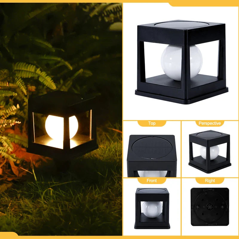 Royelux Solar Post Cap Light - Wasserdichte LED Zaun- & Terrassenlampe